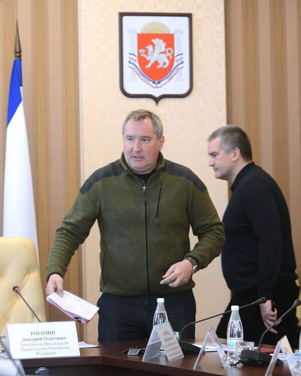 Рабочая поездка вице-премьера РФ Д.Рогозина в Симферополь