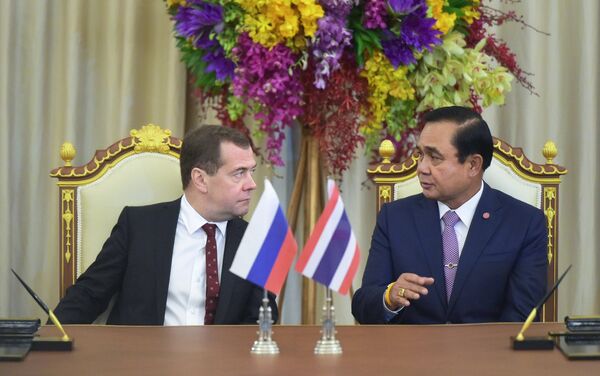 Дмитрий Медведева в Тайланде