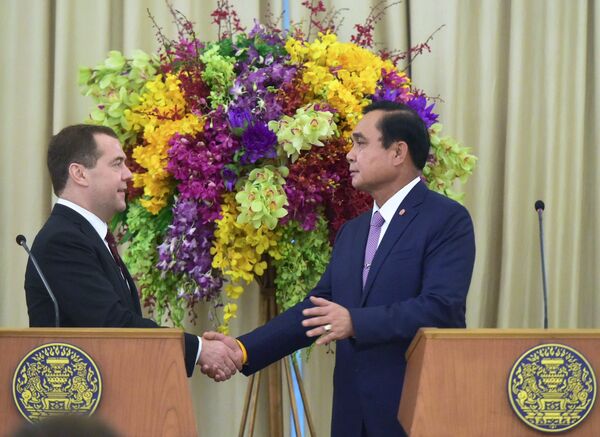 Дмитрий Медведев в Таиланде