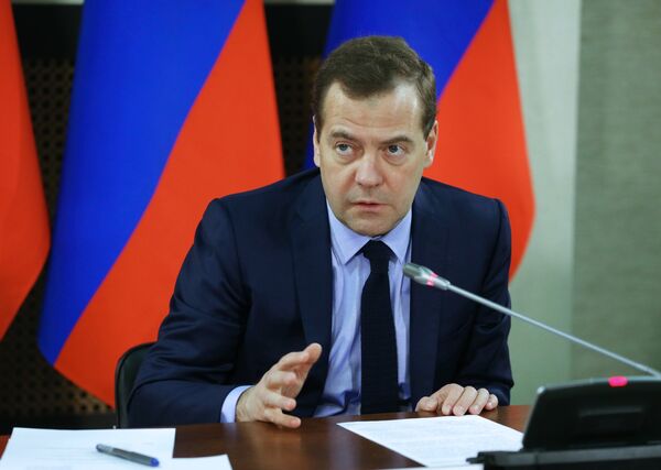 Премьер-министр РФ Д.Медведев