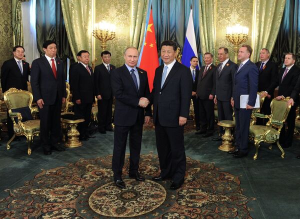Президент России В.Путин встретился с председателем КНР Си Цзиньпином
