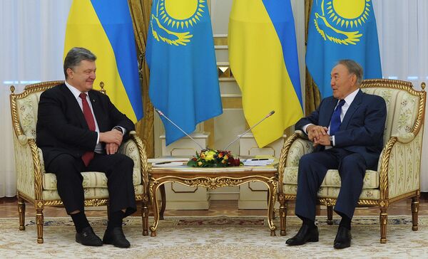 Визит президента Украины Петра Порошенко в Казахстан