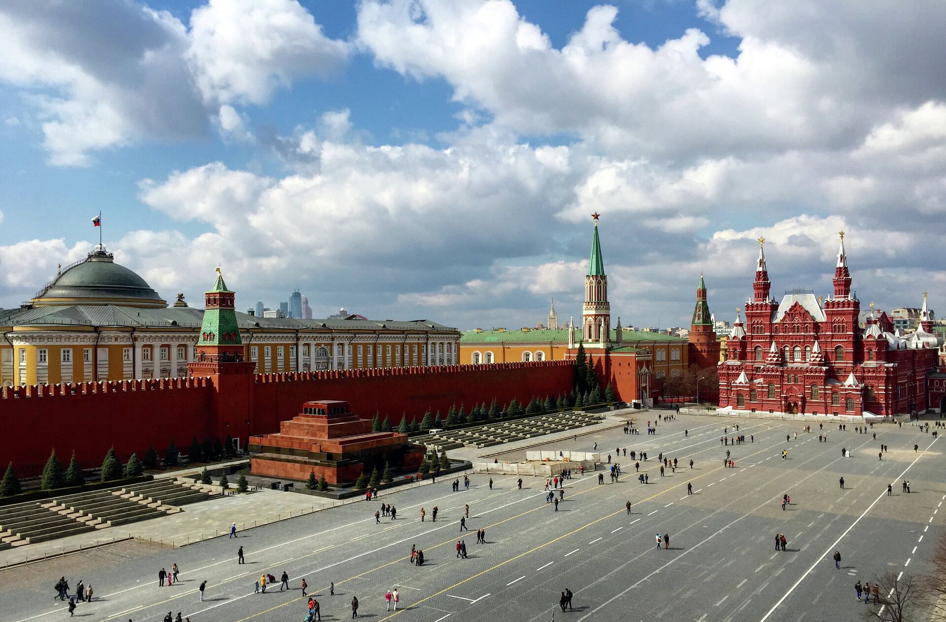 Красная площадь в Москве - ПРАЙМ, 1920, 27.04.2021