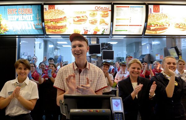 #Ресторан McDonald’s на Пушкинской площади возобновил свою работу