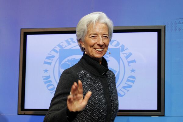 *Директор-распорядитель МВФ США Кристин Лагард