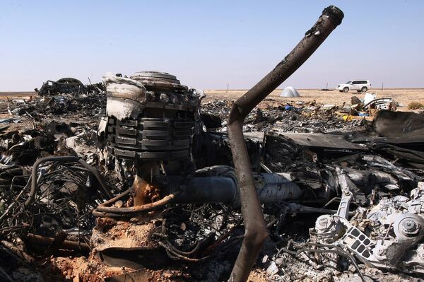*Обломки самолета Airbus A321 авиакомпании Когалымавиа