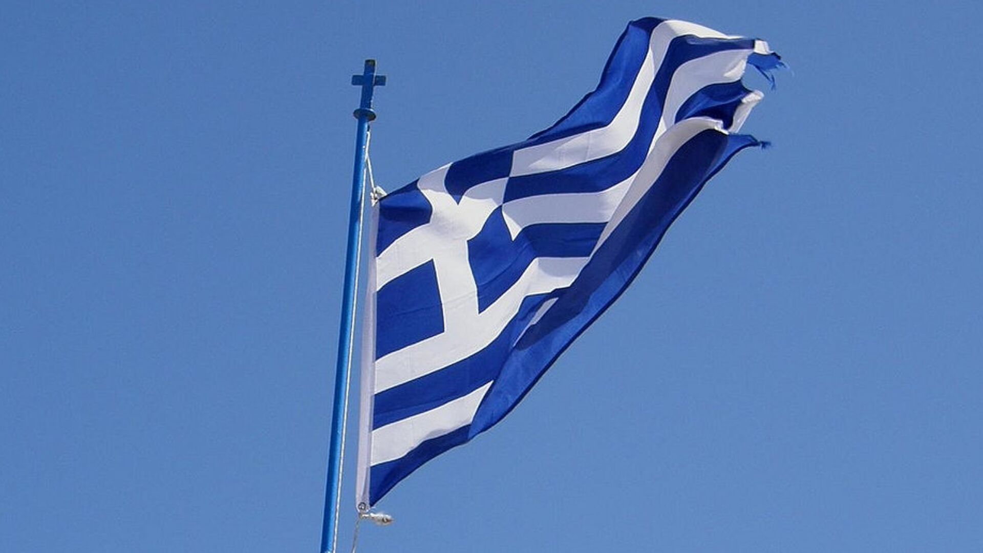 Греческий флаг - ПРАЙМ, 1920, 10.09.2022