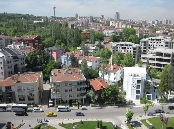 *Вид на Анкару. Турция