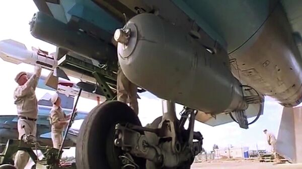 Подготовка и боевые вылеты Су-34, вооруженных ракетами воздух-воздух
