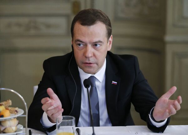 Премьер-министр РФ Д. Медведев