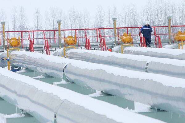 Транзит газа через ГИС Суджа в Курской области, откуда он идет в украинскую ГТС