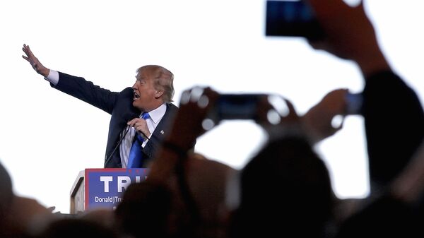 *Кандидат в президенты США Дональд Трамп