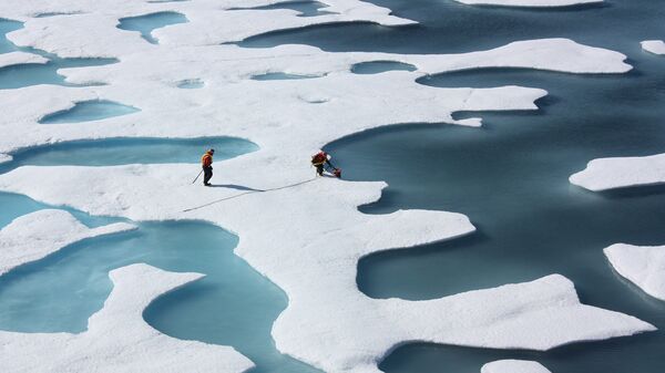 #Таяние льда в Арктике. 12 июля 2011