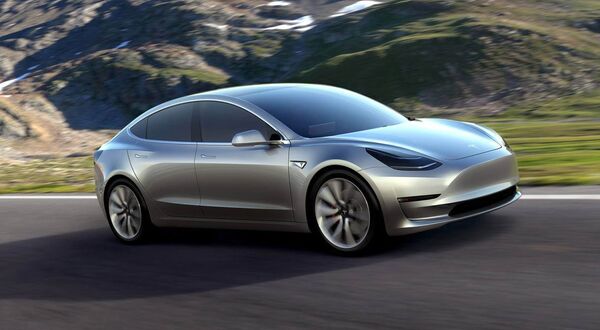 %Автомобиль Tesla Motors Model 3