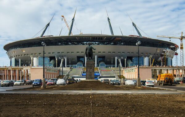 Визит FIFA и Оргкомитета Россия-2018 на стадион Зенит-Арена