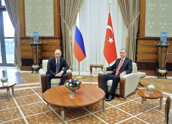 #Президент России Владимир Путин и президент Турецкой республики Реджеп Тайип Эрдоган