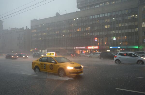 #Сильный дождь в Москве