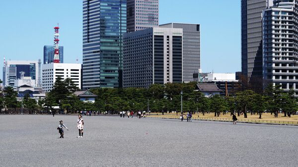 Вид на город Токио