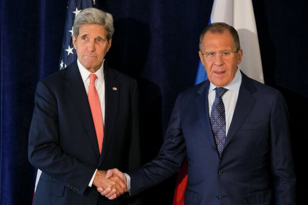 #Встреча главы МИД РФ Сергея Лаврова и госсекретаря США Джона Керри в ООН
