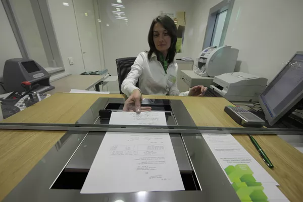 В новом офисе Сбербанка России на Цветном бульваре