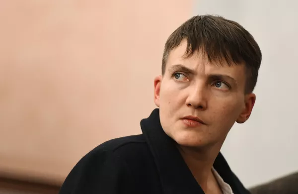 Депутат Верховной рады Надежда Савченко на заседании Верховного суда РФ в Москве
