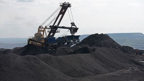 #Добыча угля на Бачатском угольном разрезе