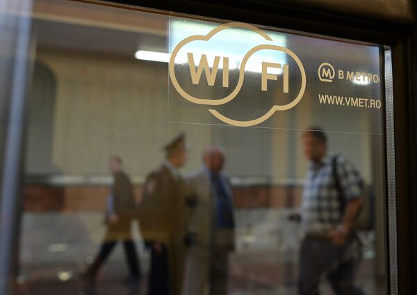 %Cеть wi-fi в московском метро
