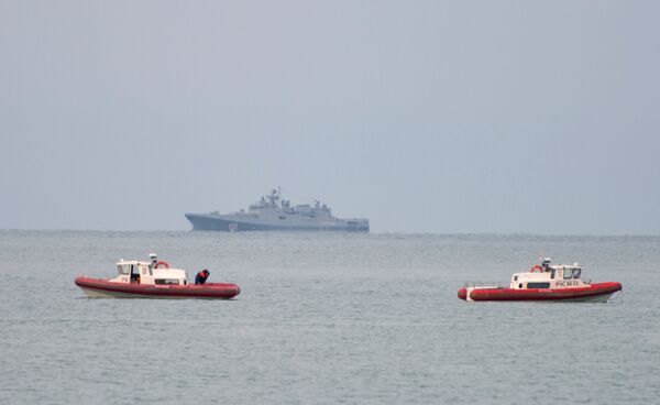 #Поисково-спасательная операция в Черном море крушения Ту-154