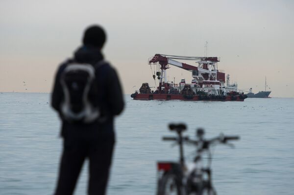 #Поисковые работы в акватории Черного моря в районе крушения самолета ТУ-154