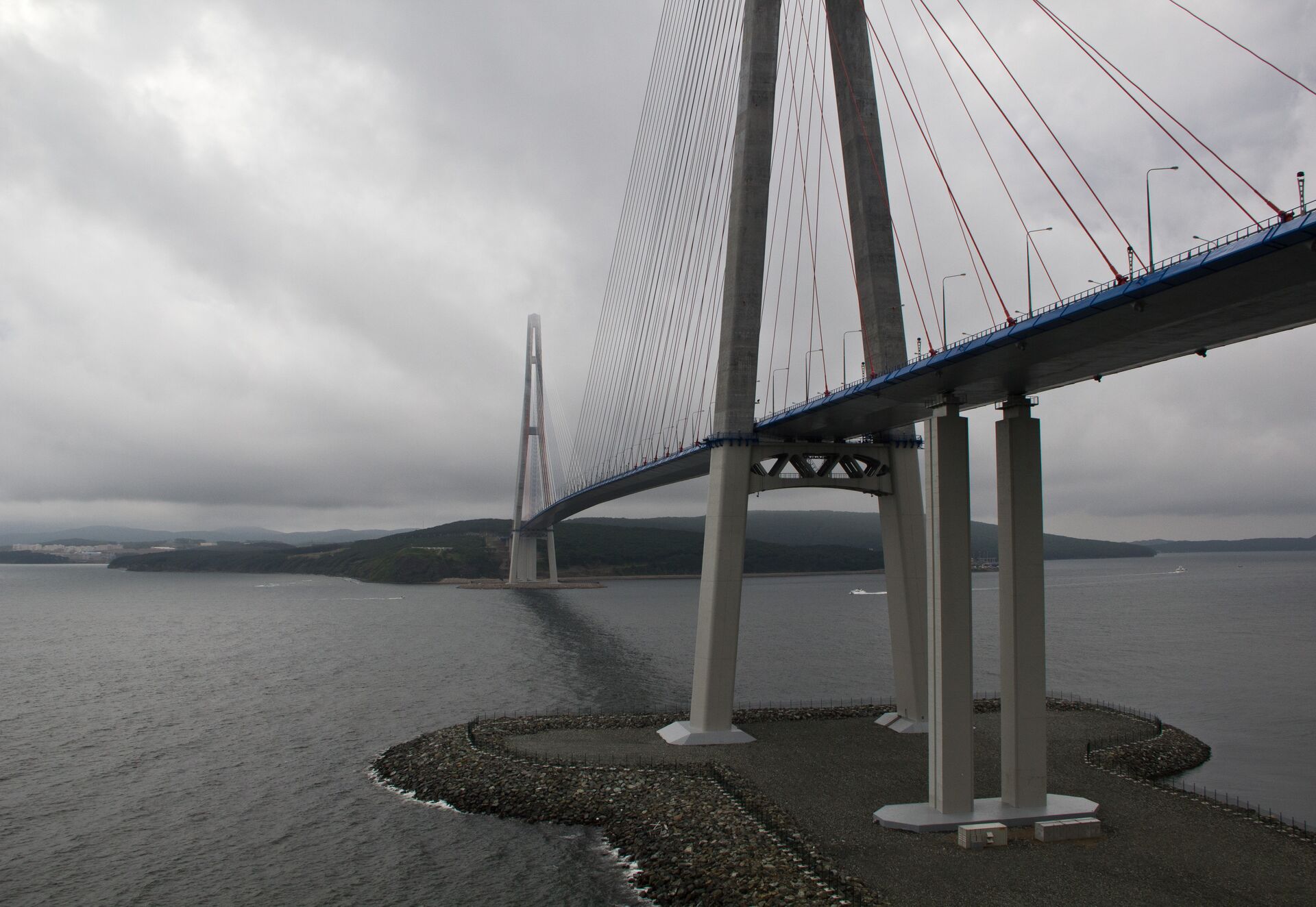 Мост на остров Русский во Владивостоке - ПРАЙМ, 1920, 03.03.2021