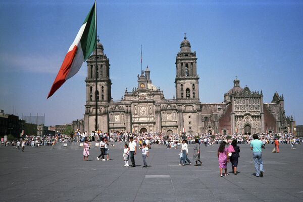 #Кафедральный собор в Мехико. Архивное фото