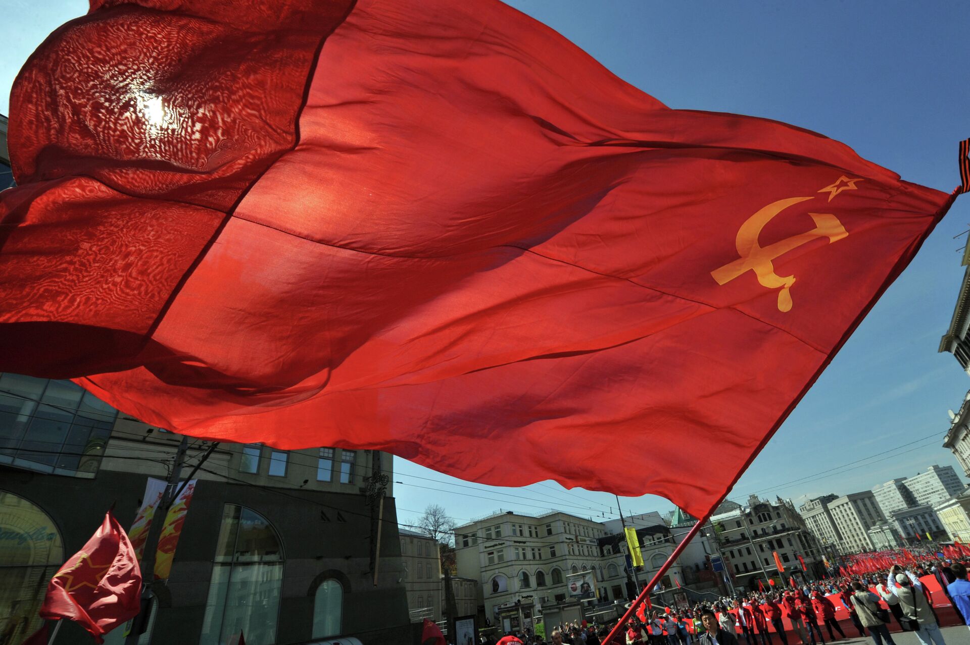 Флаг СССР - ПРАЙМ, 1920, 09.01.2022