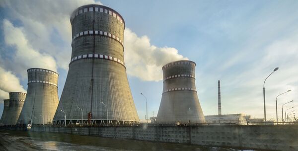 Атомная электростанция на Украине.