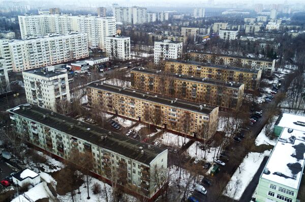 #Пятиэтажные дома в Москве