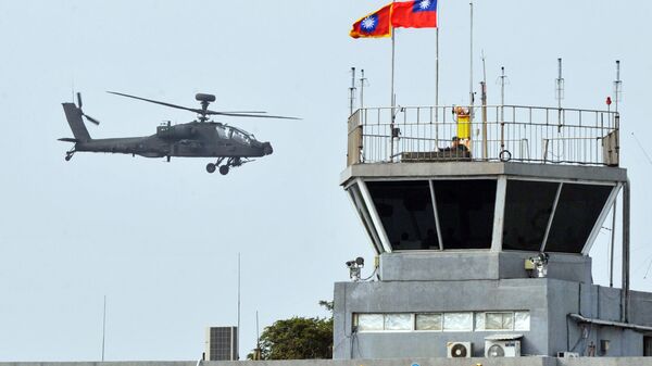Вертолёт производства США AH-64E Apache ВВС Тайваня