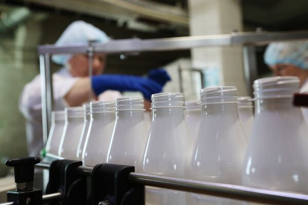 %Производство молочных продуктов