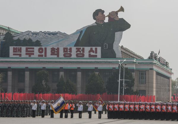 #Военный парад в КНДР