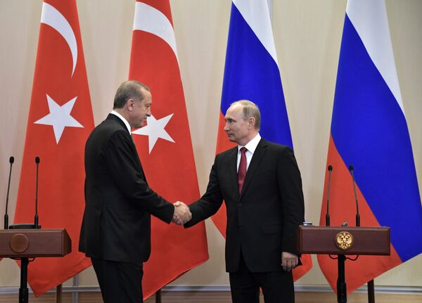 #Президент РФ Владимир Путин и президент Турции Реджеп Тайип Эрдоган
