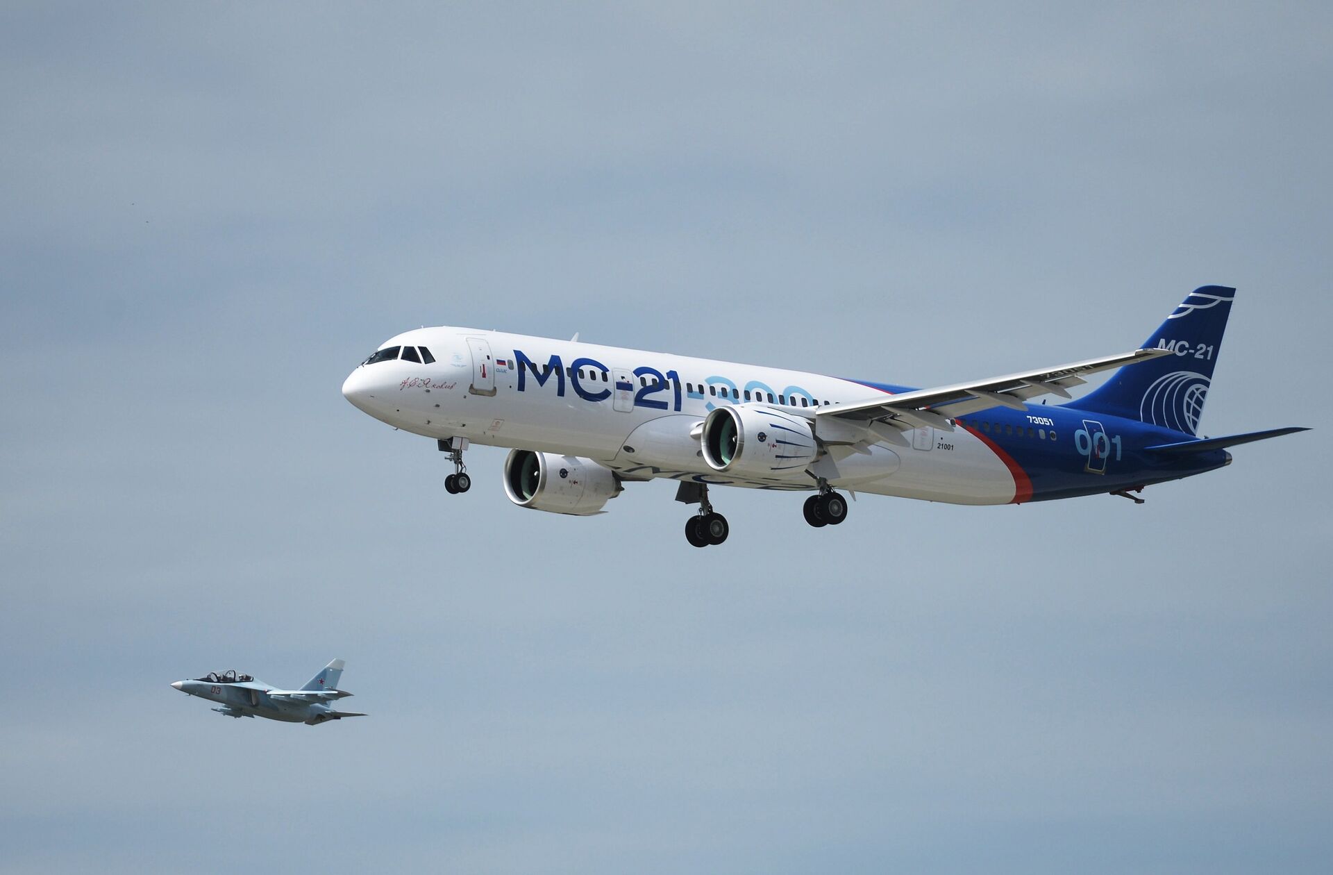 %Первый полет нового российского пассажирского самолета МС-21 - ПРАЙМ, 1920, 28.12.2021