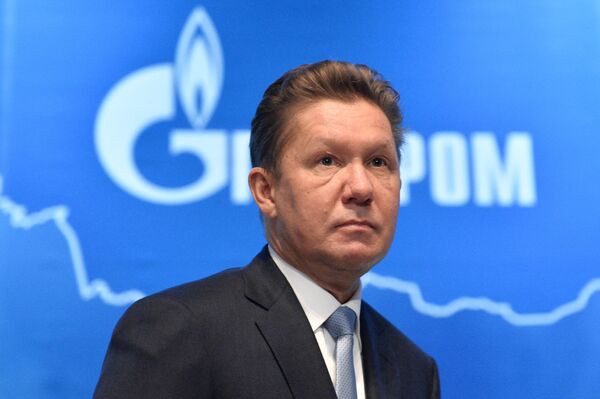 %Председатель правления, заместитель председателя совета директоров ПАО Газпром Алексей Миллер