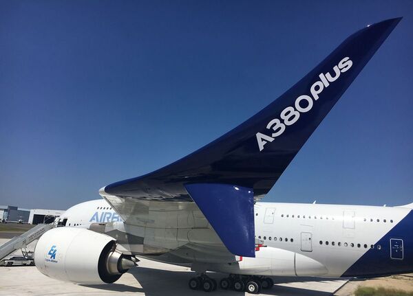 #Компания Airbus представила лайнер A380plus