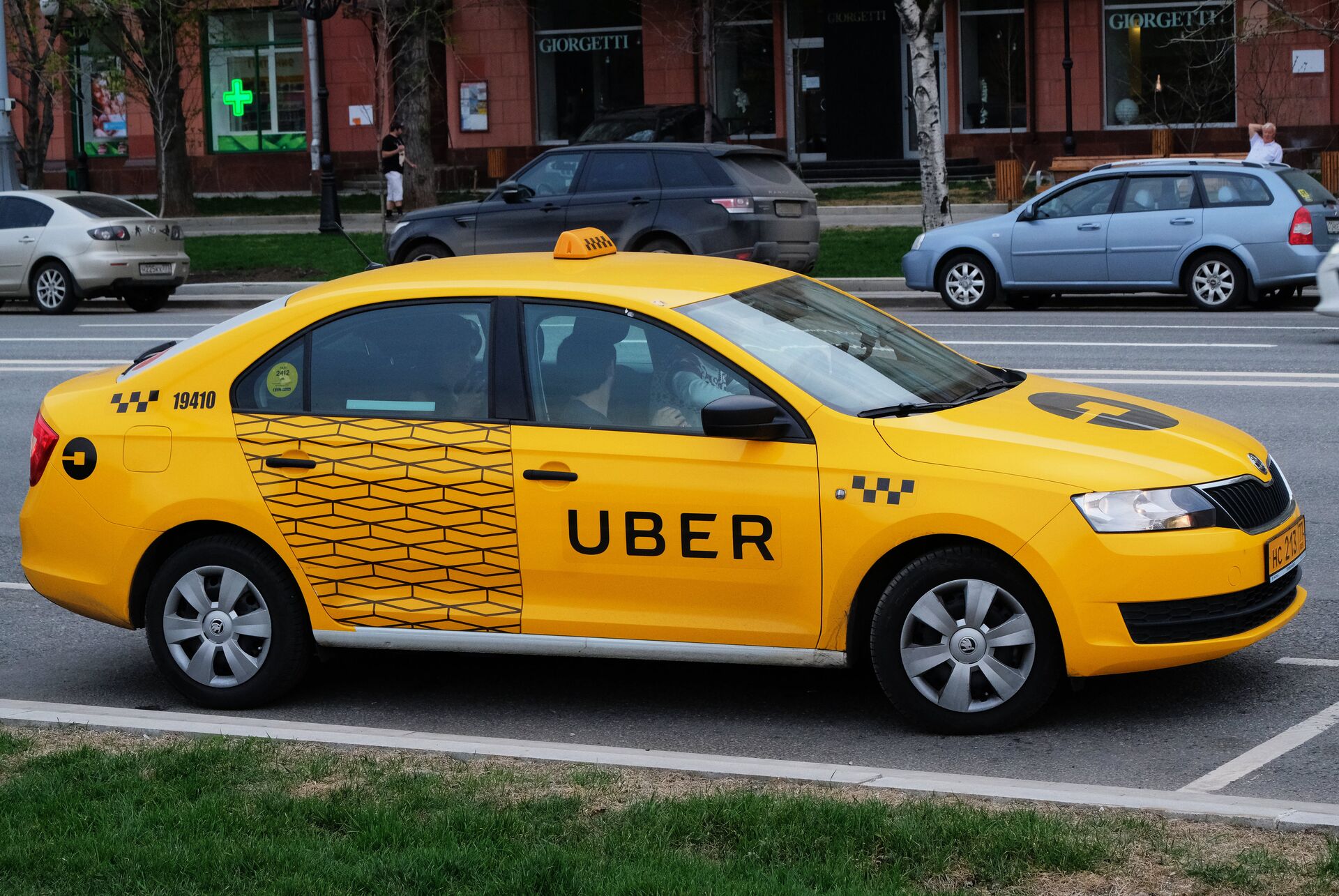 #Автомобиль службы такси Uber - ПРАЙМ, 1920, 07.12.2022