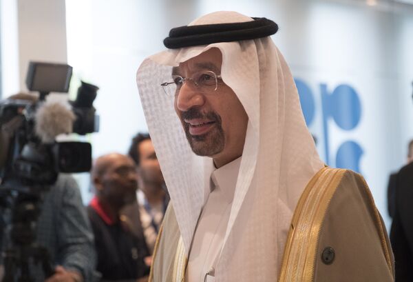 Министр энергетики Саудовской Аравии Халид аль-Фалих на встрече нефтедобывающих стран в Вене. 25 мая 2017