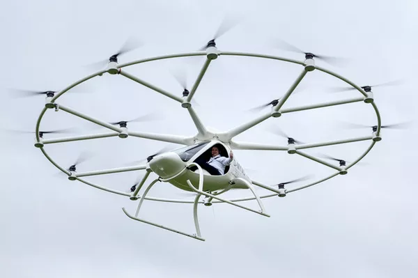 #Летающий автомобиль Volocopter