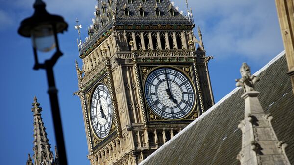 #Крыша Вестминстерского дворца в Лондоне, где заседает парламент Великобритании