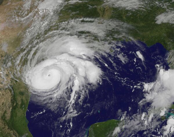 #Снимок со спутника урагана Харви
