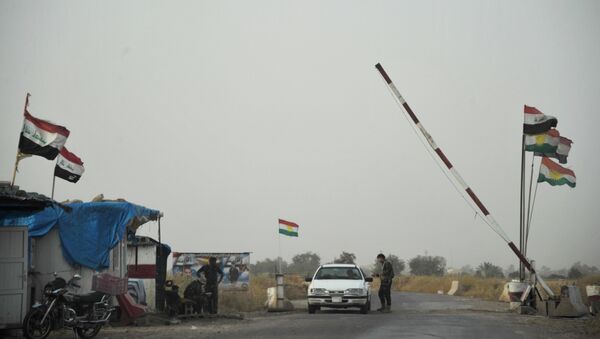 # Вооруженные силы Иракского Курдистана в провинции Киркук в Ираке
