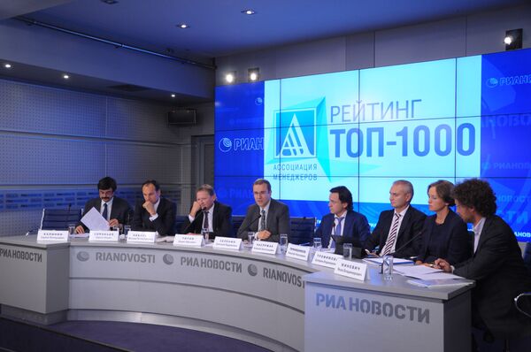 # Пресс-конференция Топ-1000 российских менеджеров
