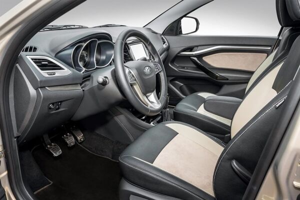 #Салон автомобиля Lada Vesta Exclusive