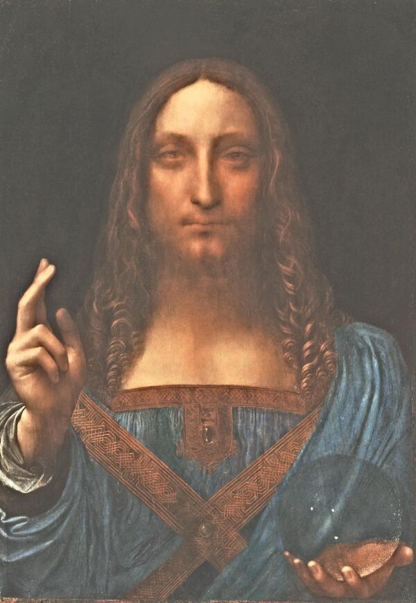 Картина Леонардо Да Винчи Спаситель мира